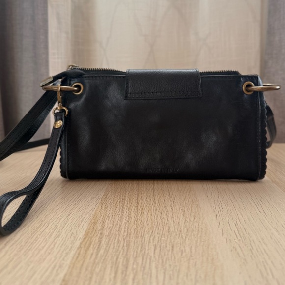 Pratesi Black Leather Crossbody Bag - Picture 7 of 11